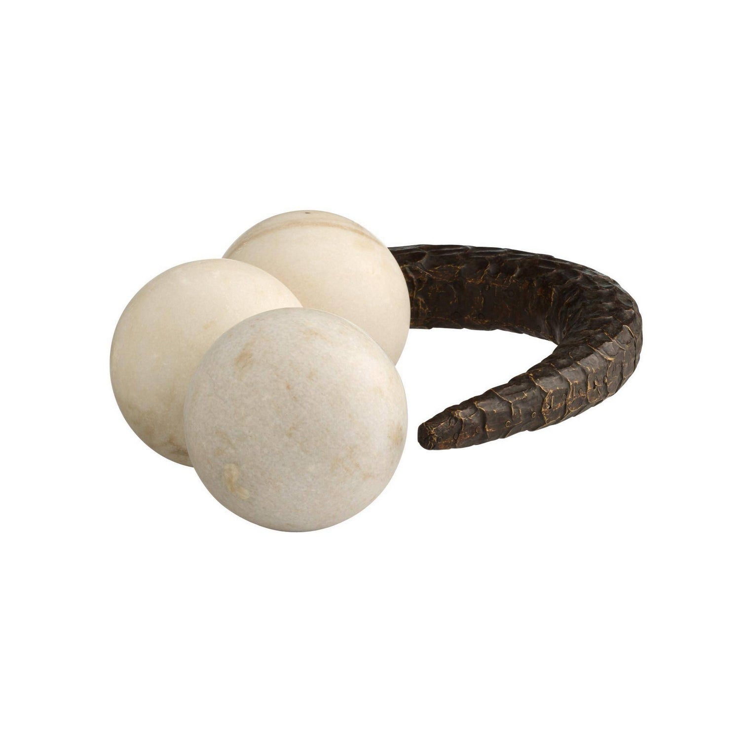 Arteriors - ASI22 - Sculpture - Sonora - Blanc/Bronze