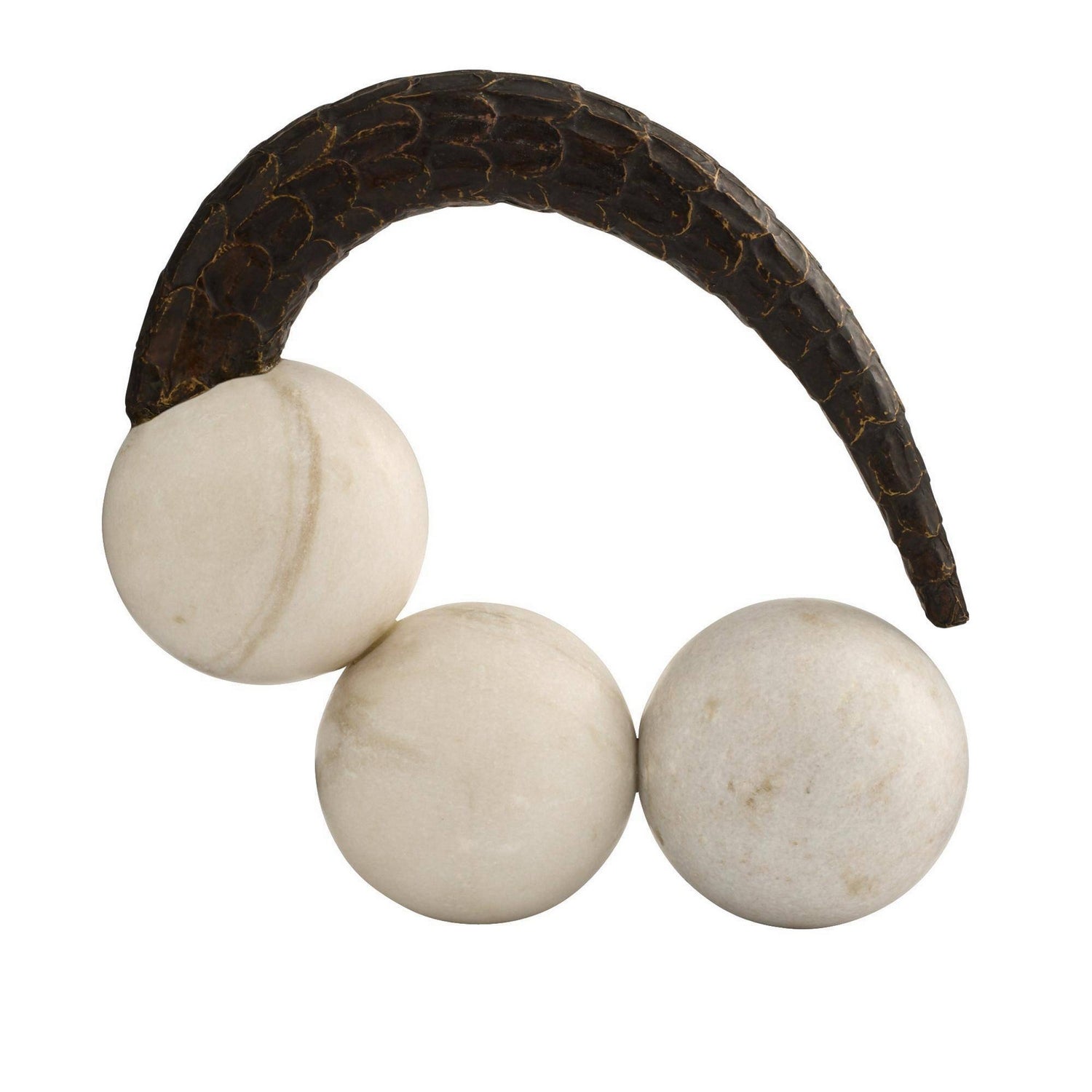 Arteriors - ASI22 - Sculpture - Sonora - Blanc/Bronze