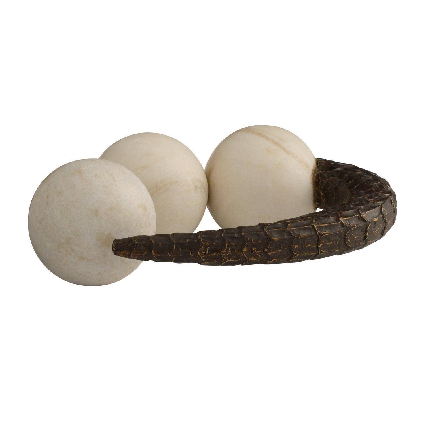 Arteriors - ASI22 - Sculpture - Sonora - Blanc/Bronze