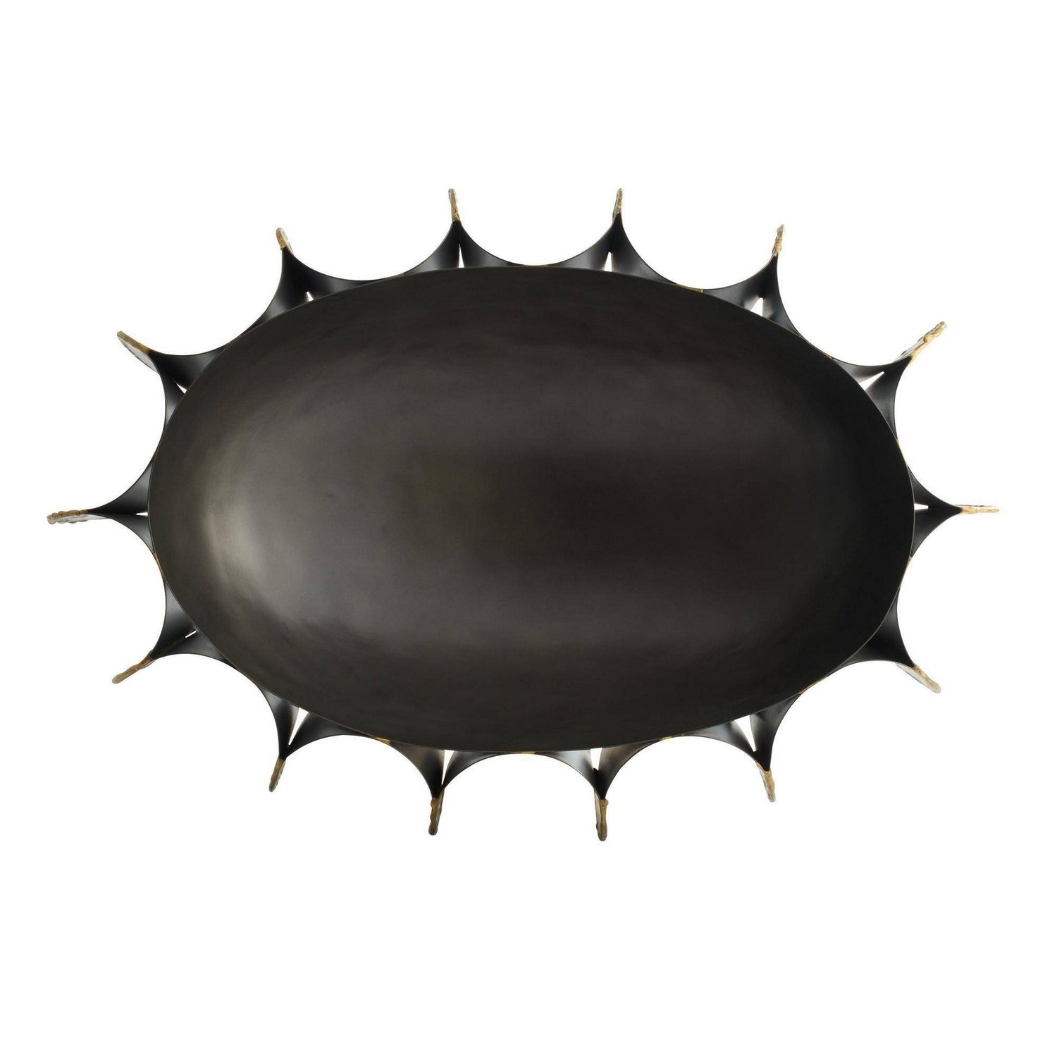 Arteriors - ATI14 - Centre de table - Morrison - Fer naturel/Laiton antique