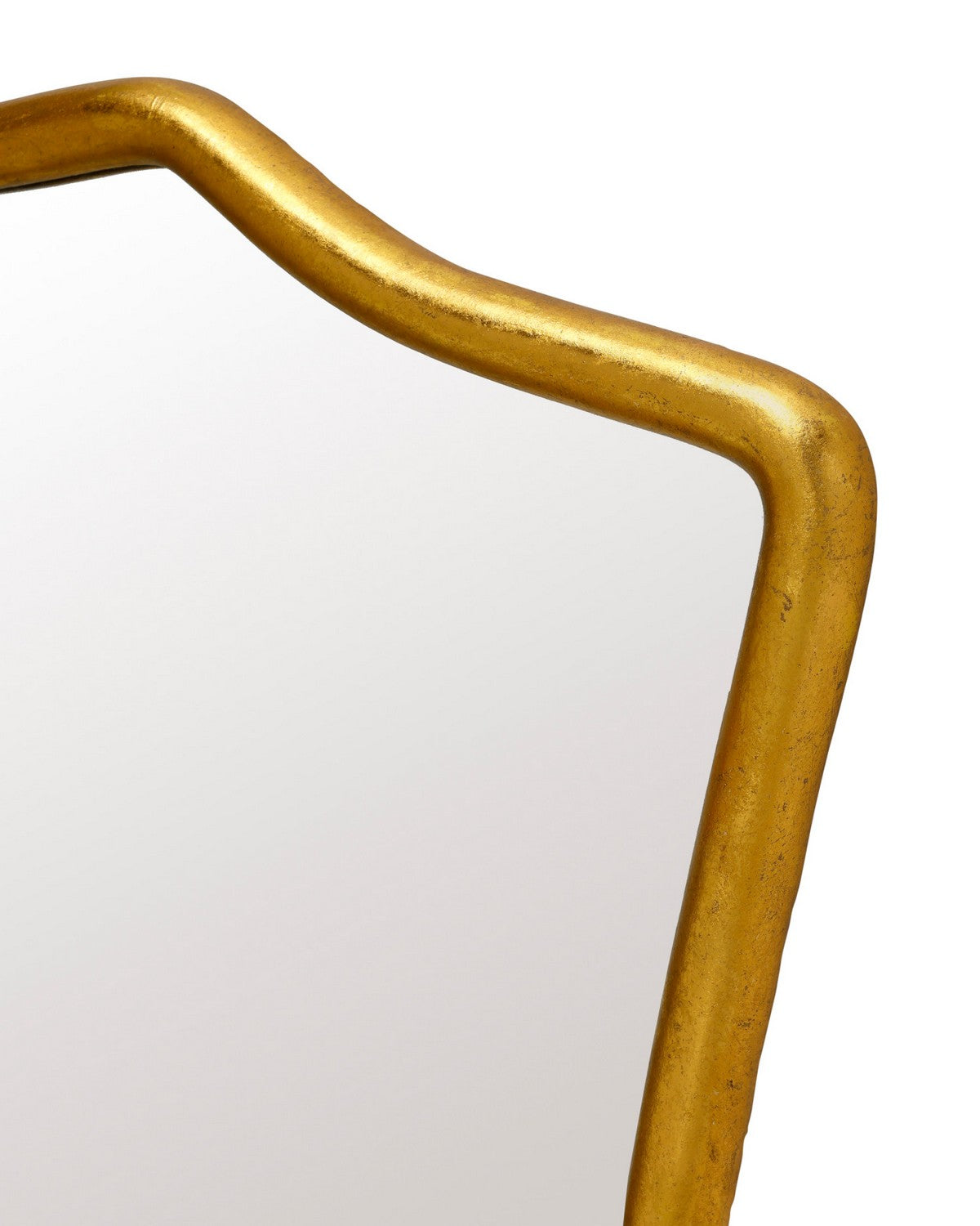 Miroir Aegis de Currey and Company 1000-0181, feuille d'or