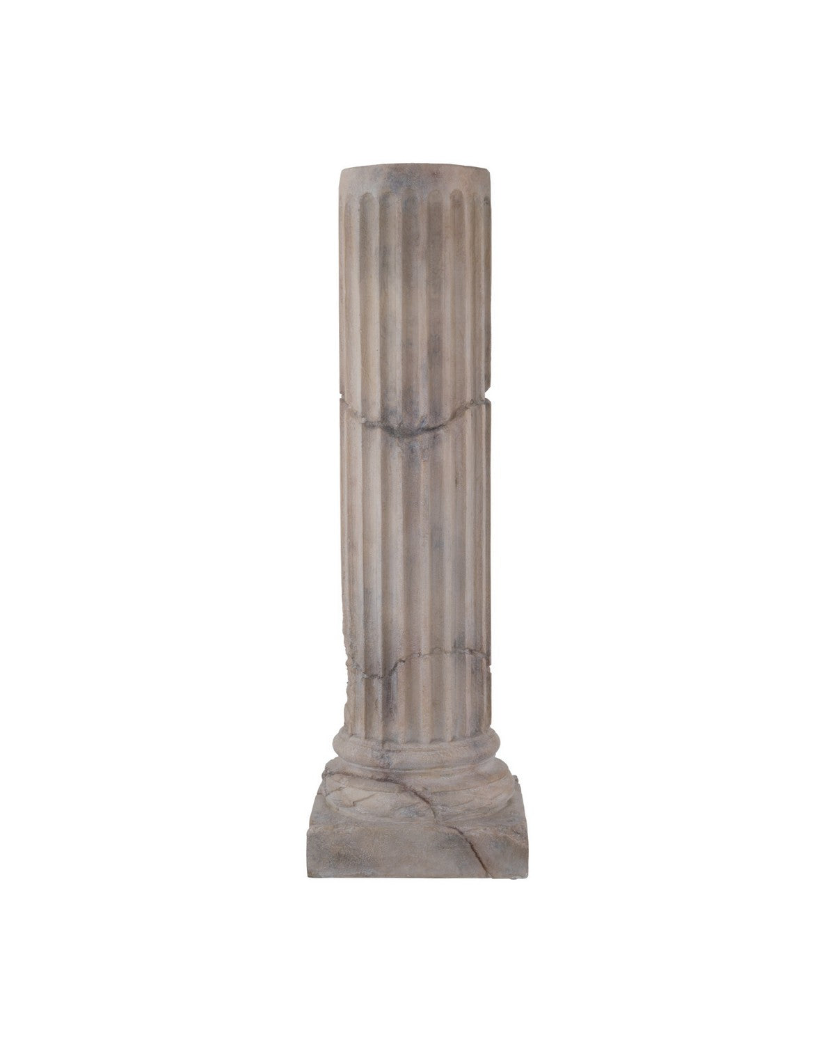 Currey and Company 1200-1088 Colonne phénicienne en brun rougeâtre antique