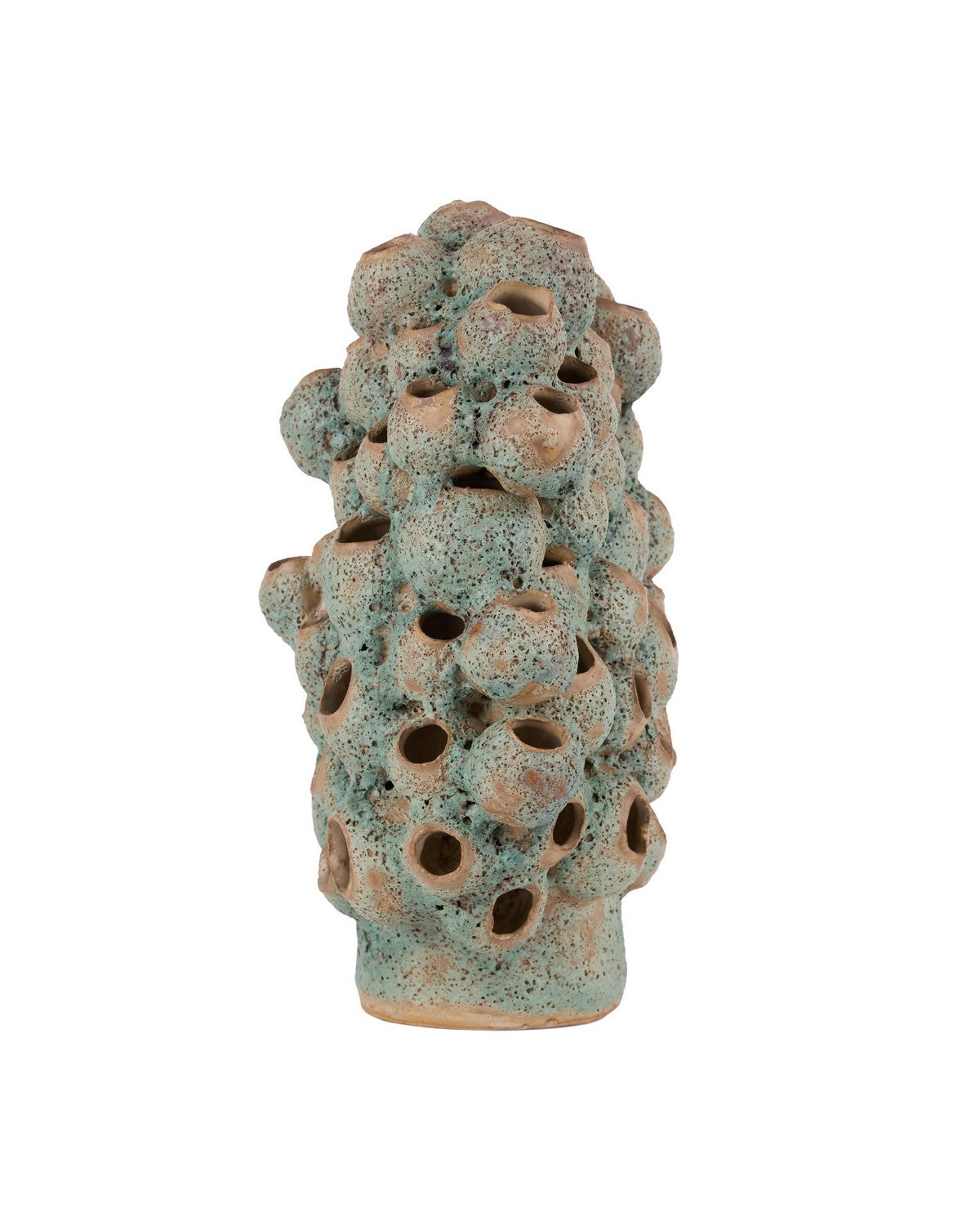 Currey and Company 1200-1107 Sunken Boat Barnacle Object in Moss Green