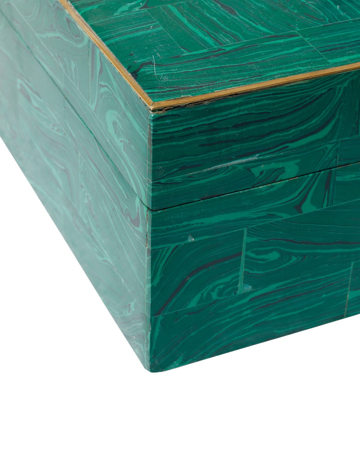 Currey and Company 1200-1122 Coffret Orin de 2 pièces en laiton vert brossé