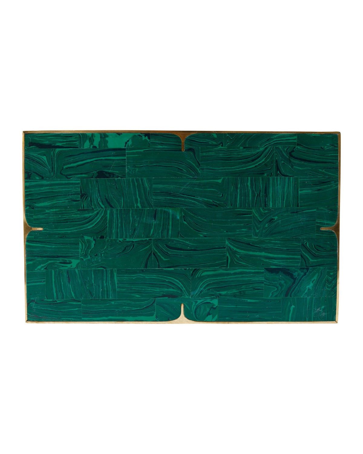 Currey and Company 1200-1122 Coffret Orin de 2 pièces en laiton vert brossé