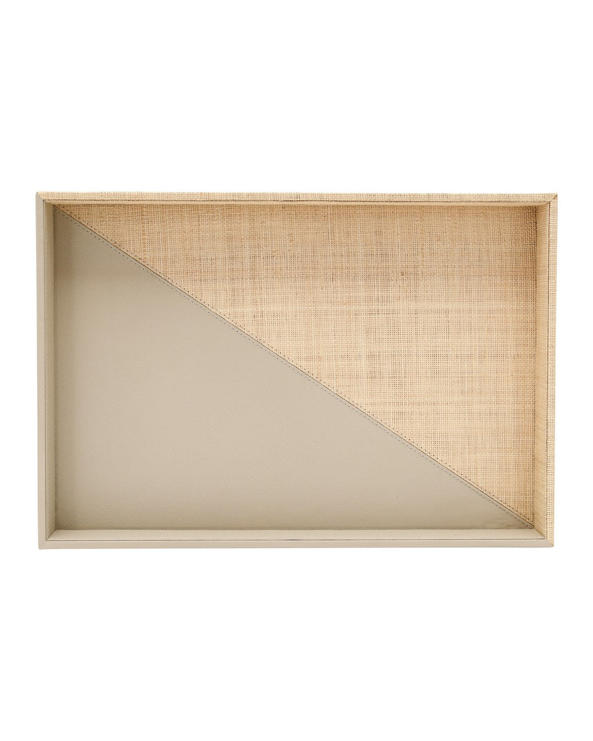 Currey and Company 1200-1142 Plateaux Evren, lot de 2, gris/naturel