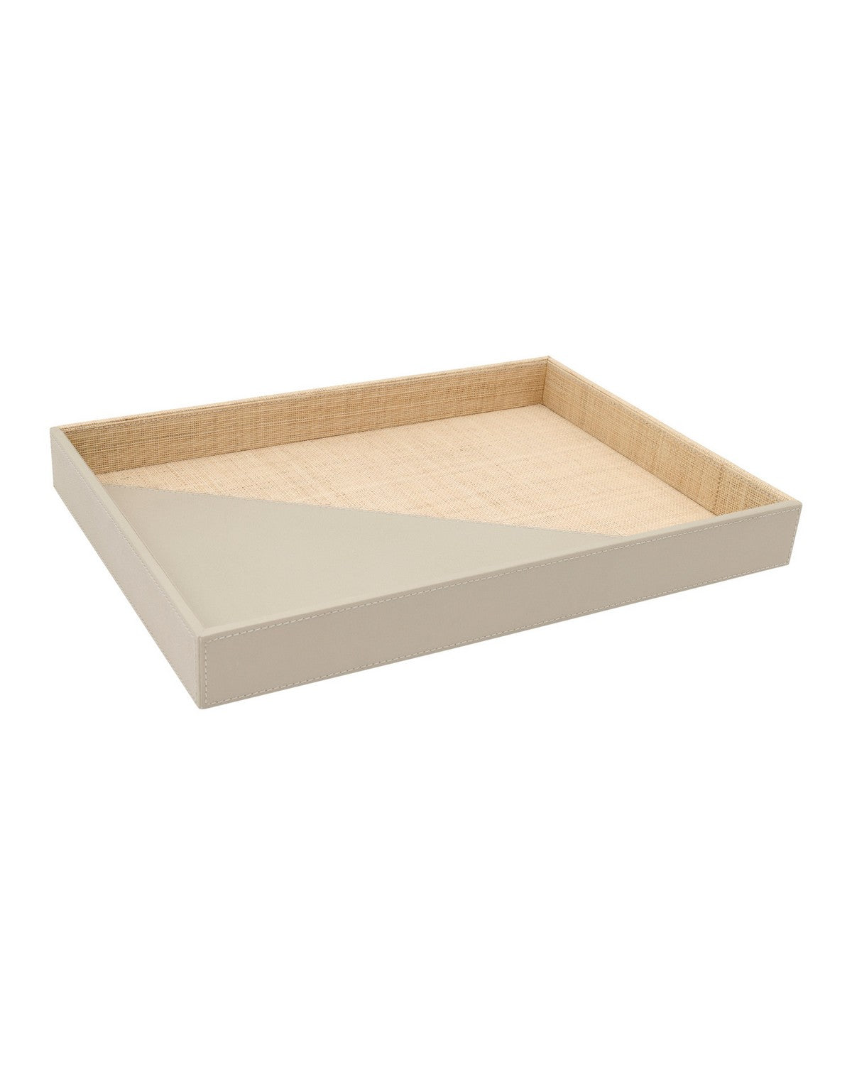 Currey and Company 1200-1142 Plateaux Evren, lot de 2, gris/naturel