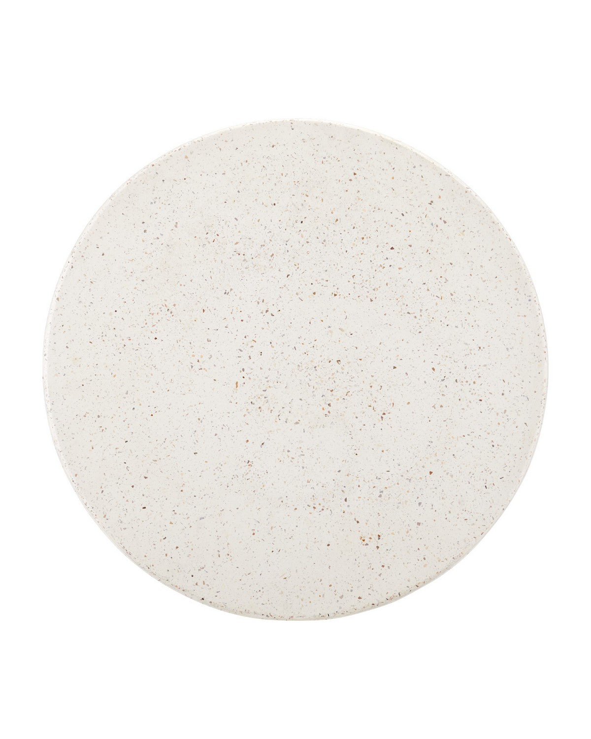 Table d'appoint Pendurado Terrazzo C, Currey and Company 2000-0055, coloris ivoire.