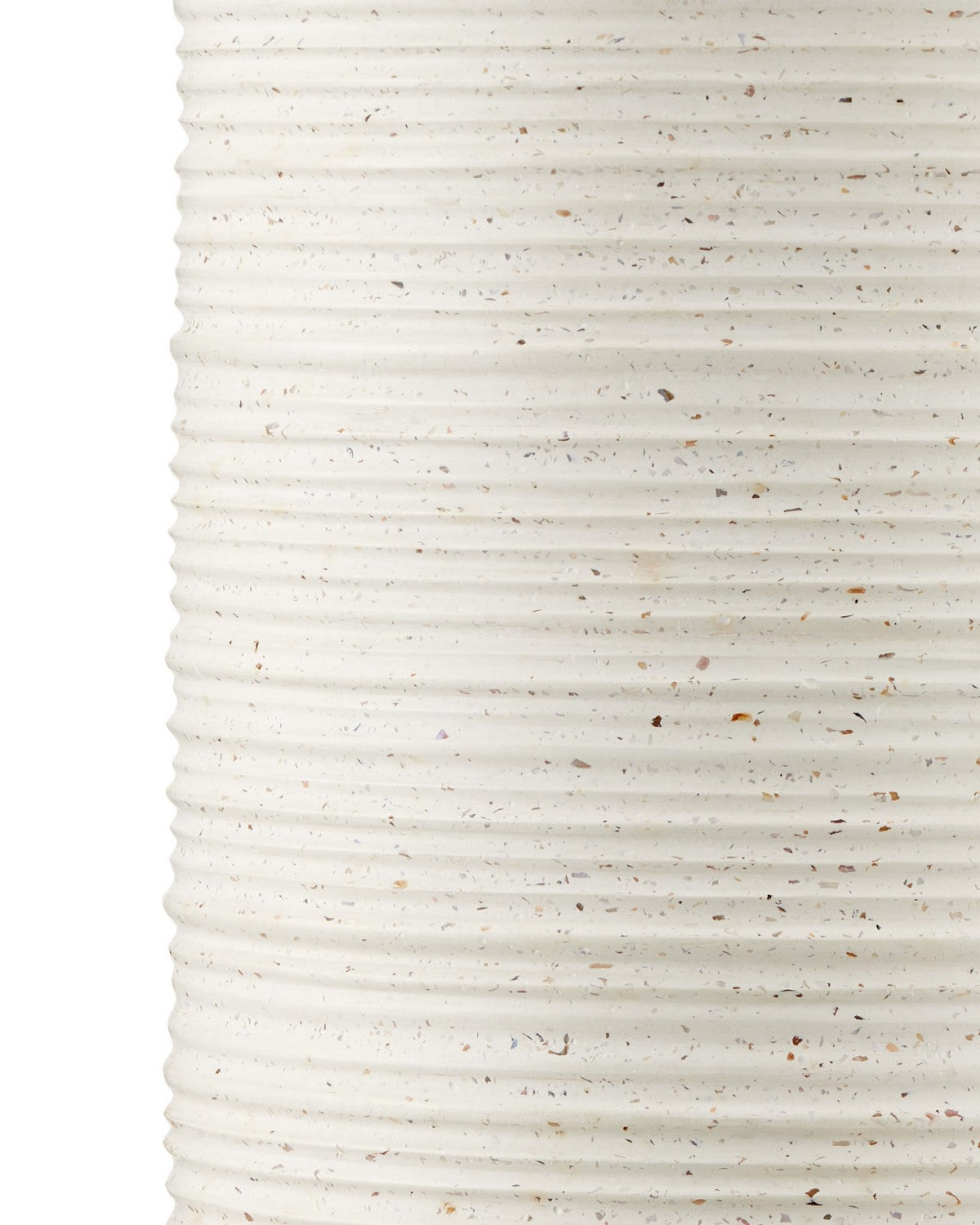 Table d'appoint Cresta Terrazzo de Currey and Company, 2000-0056, en terrazzo ivoire