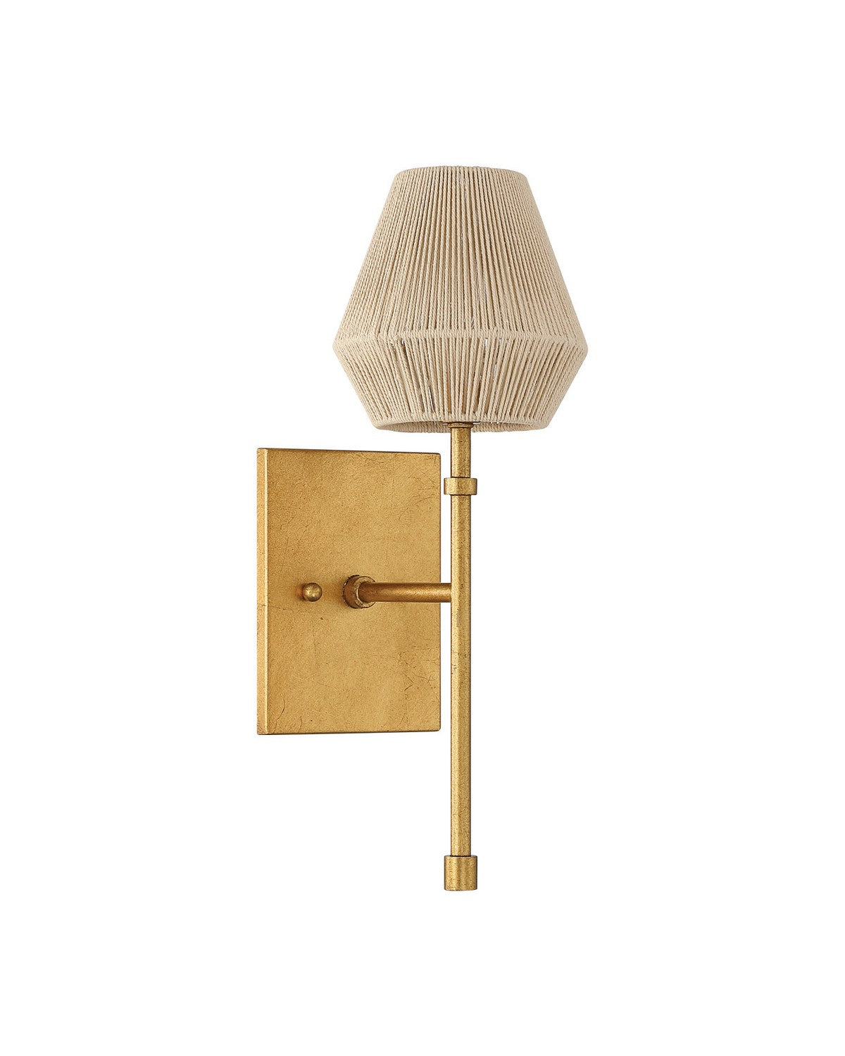 Currey et Compagnie 5000-0316 Francie Murale en feuille d'or antique/naturel