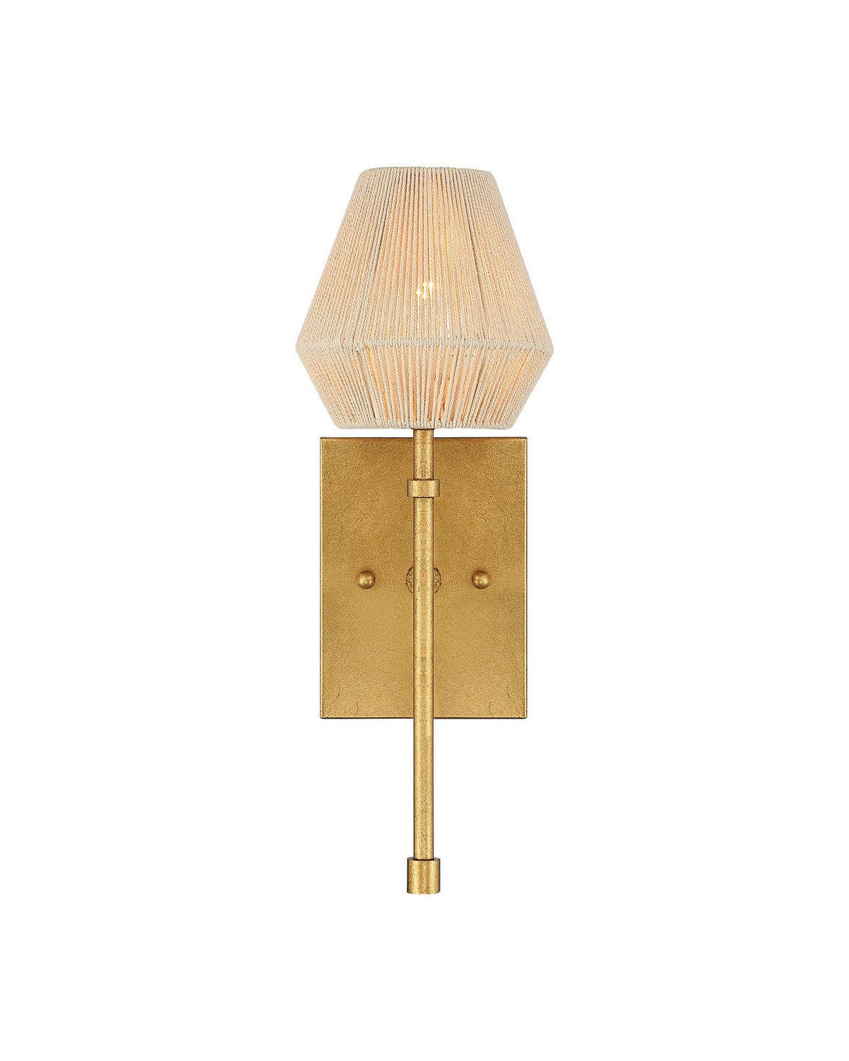 Currey et Compagnie 5000-0316 Francie Murale en feuille d'or antique/naturel