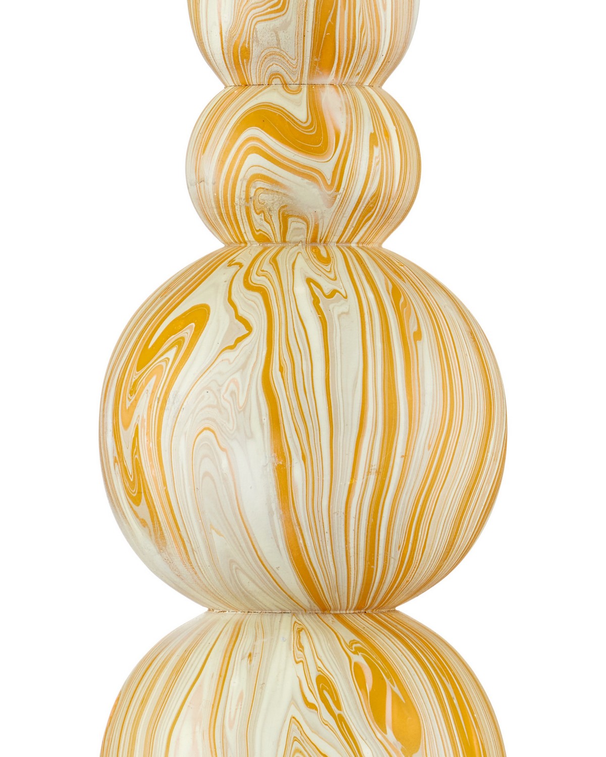 Currey and Company 6000-1086 Chawton Lampe de table en jaune marbré