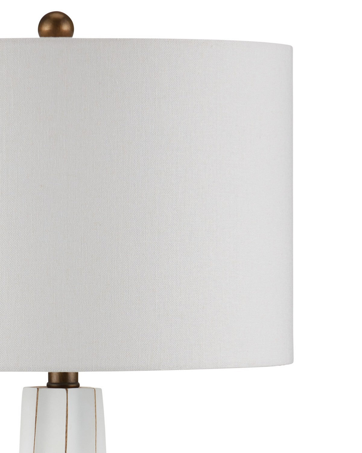 Currey and Company 6000-1090 Bonbori Table Lamp in White