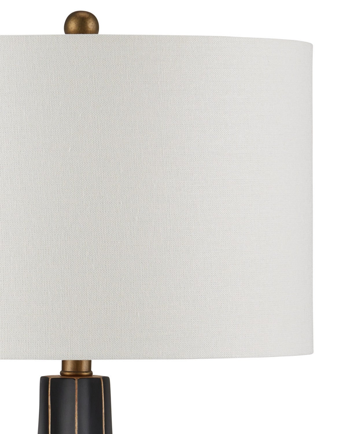 Currey and Company 6000-1091 Bonbori Table Lamp in Black