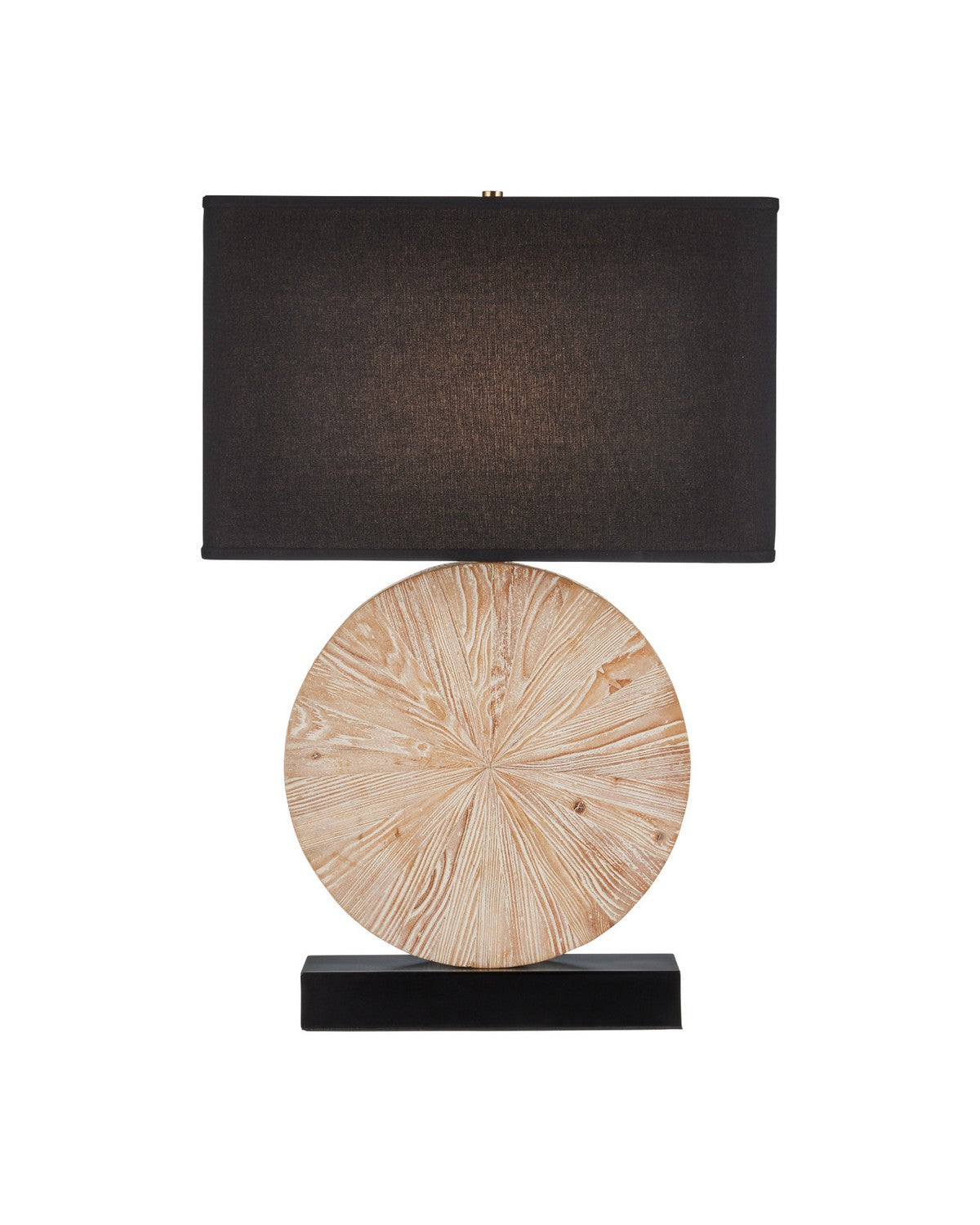 Pignon Currey and Company 6000-1100 Lampe de table en naturel/noir