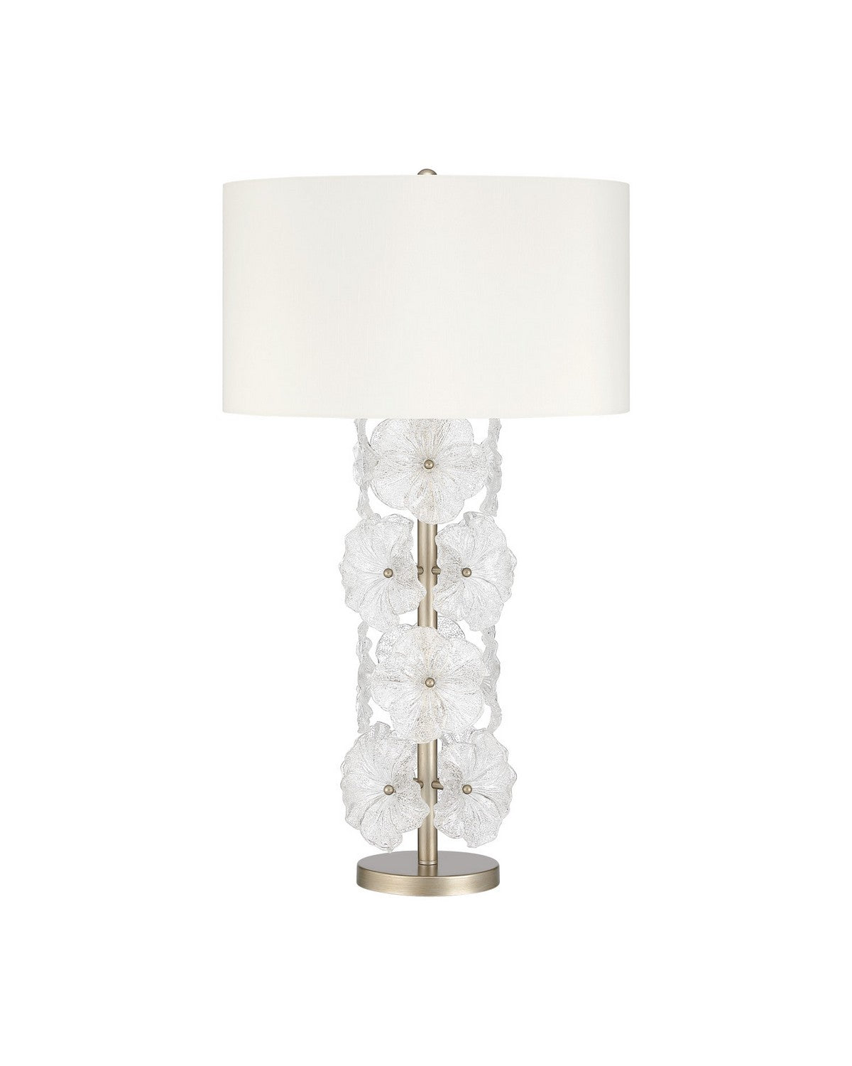 Currey and Company 6000-1110 Mallow Lampe de table en clair/champagne