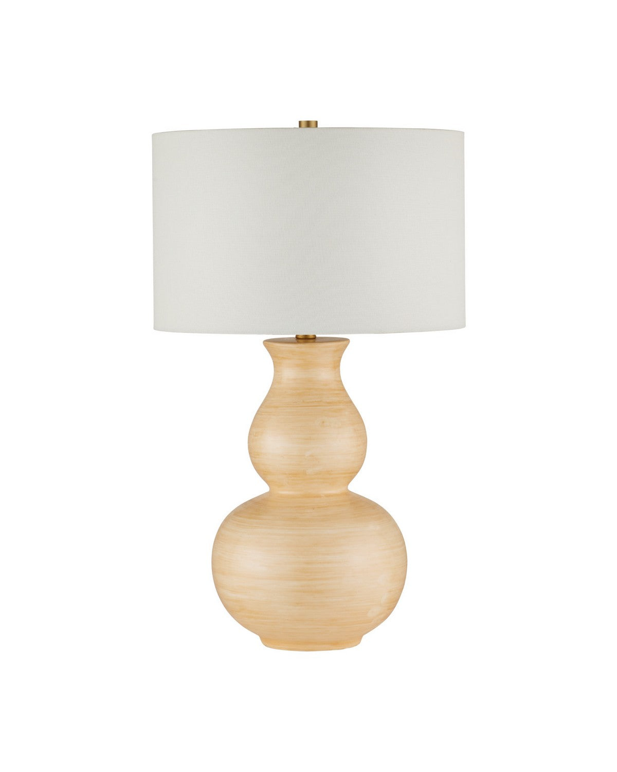 Currey and Company 6000-1123 Honorine Lampe de table en jaune