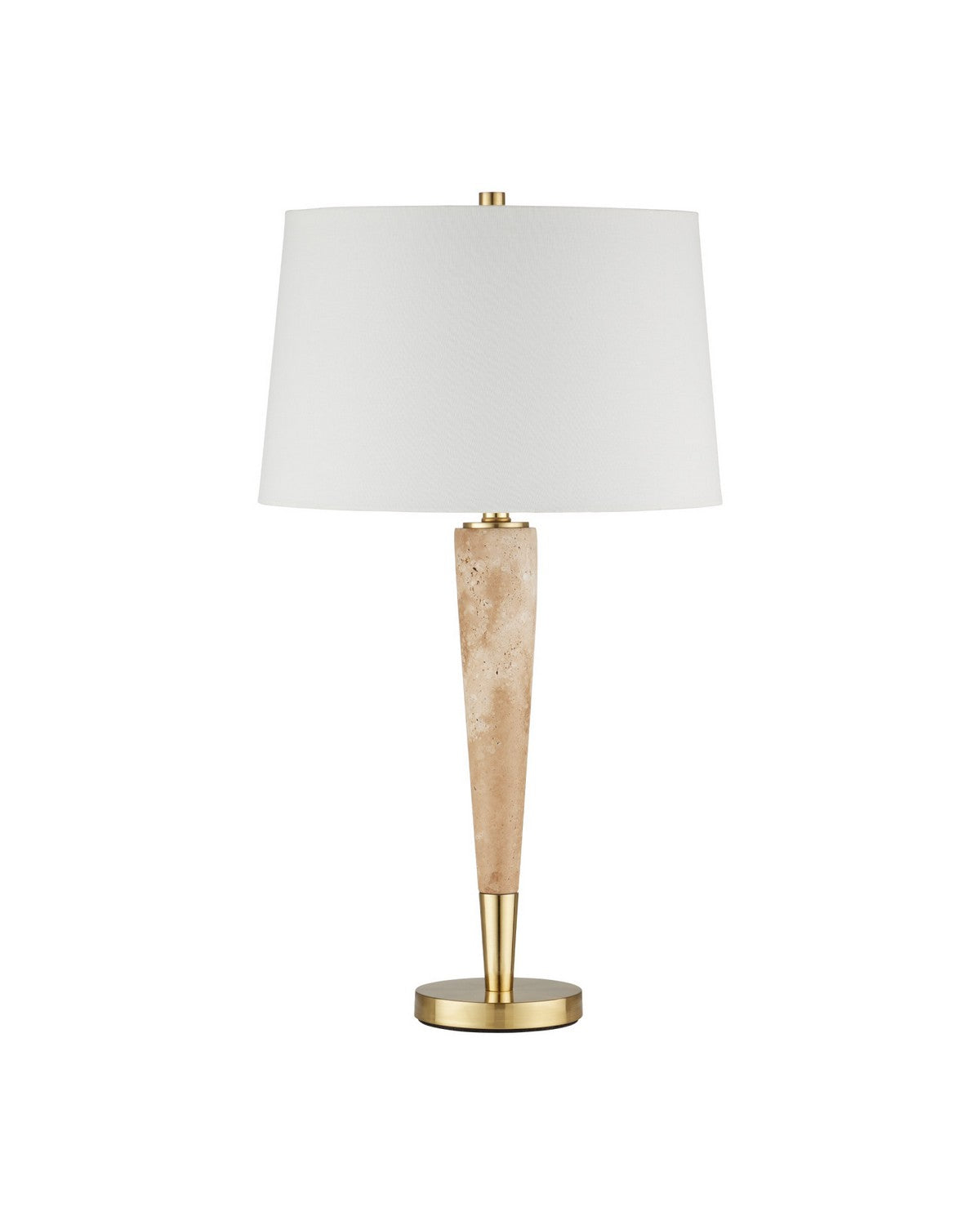 Currey and Company 6000-1128 Battus Lampe de table en laiton naturel/satiné