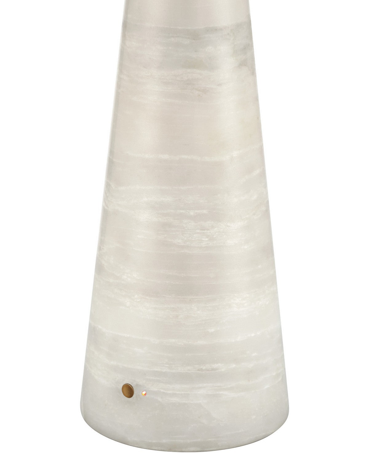 Currey and Company 6700-0027 Wayfinder sans fil Lampe de table en blanc/opaque