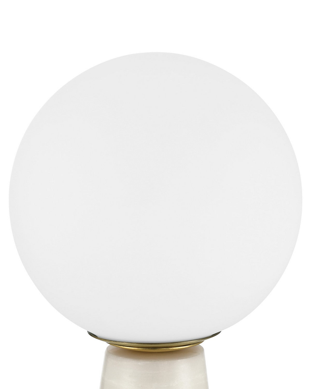 Currey and Company 6700-0027 Wayfinder sans fil Lampe de table en blanc/opaque