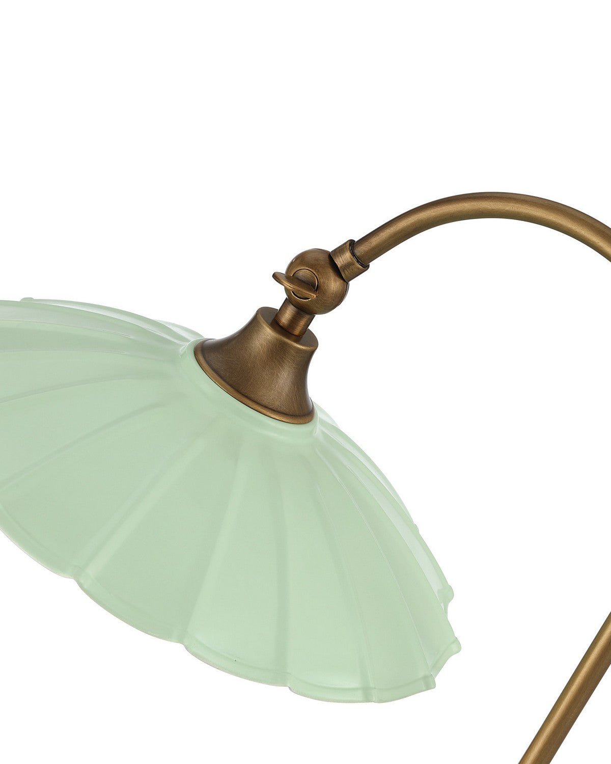 Currey and Company 6700-0030 Springe sans fil Lampe de table en laiton vert/antique
