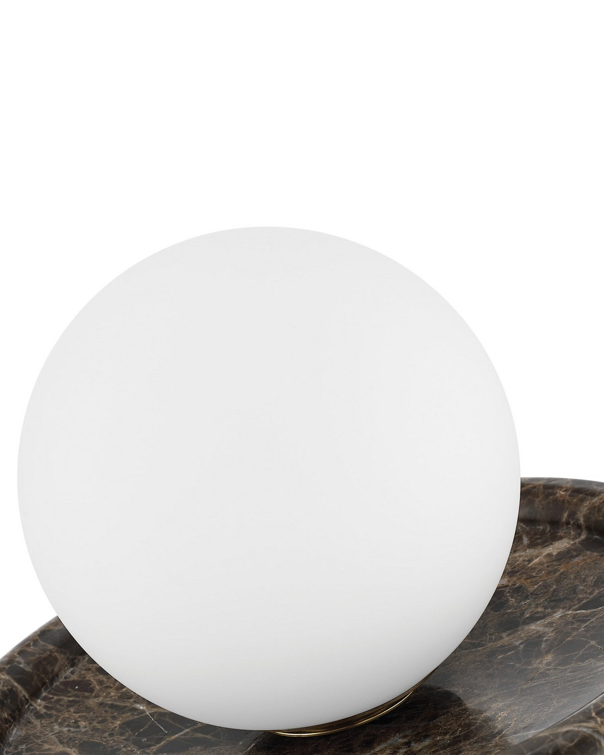 Currey and Company 6700-0031 Navigation sans fil Lampe de table en marron/blanc/opaque