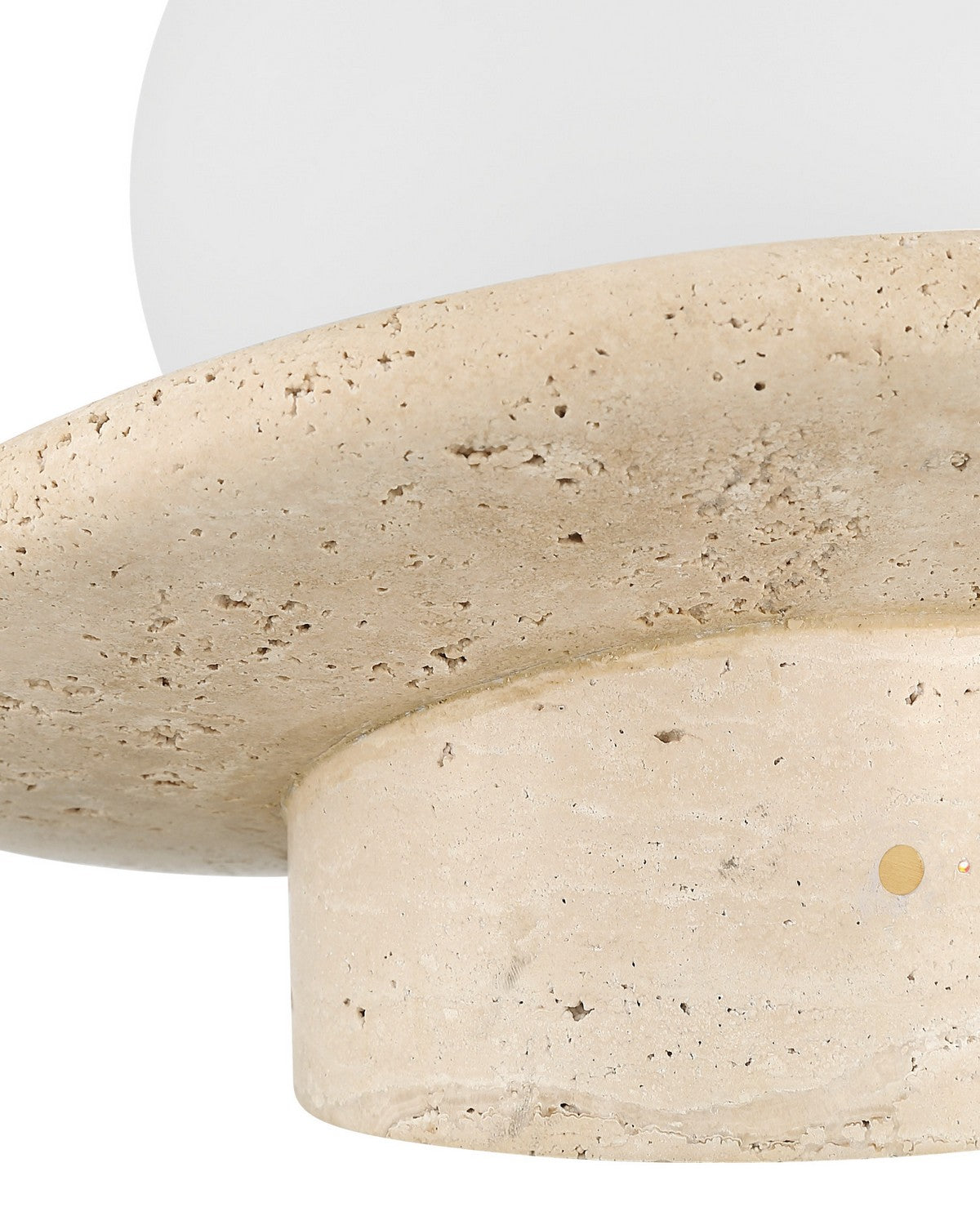 Currey and Company 6700-0032 Navigation sans fil Lampe de table en naturel/opaque
