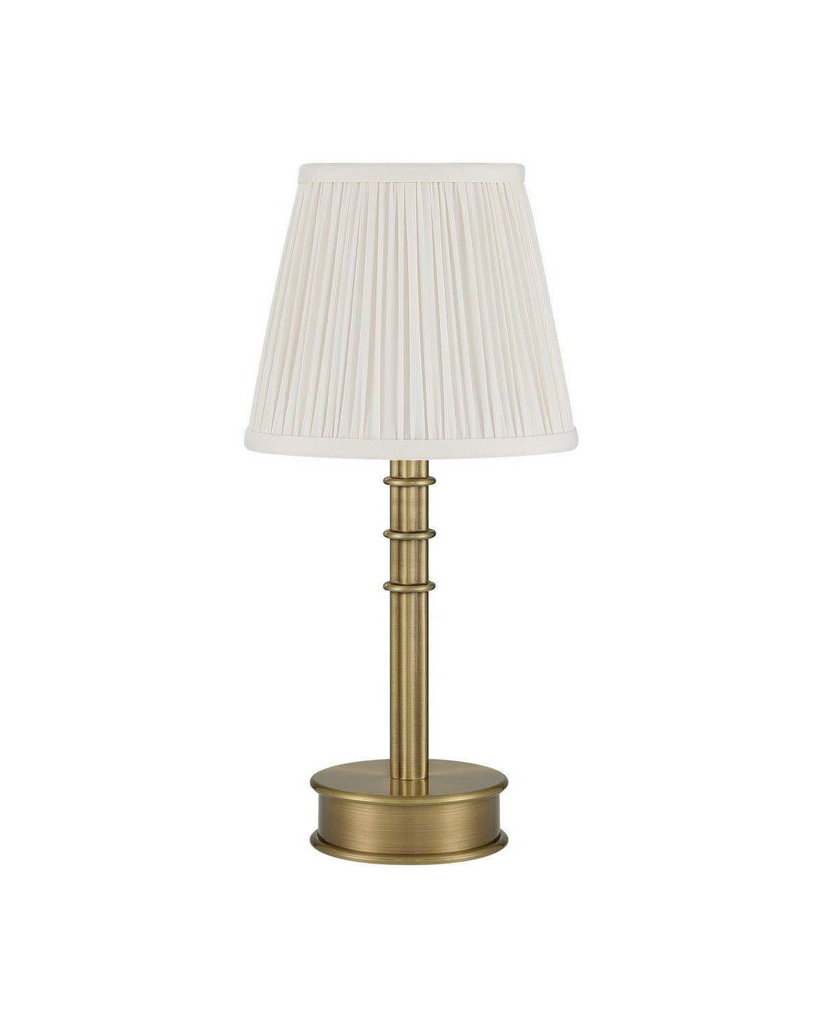 Valise sans fil Currey and Company 6700-0034 Lampe de table en laiton antique poli