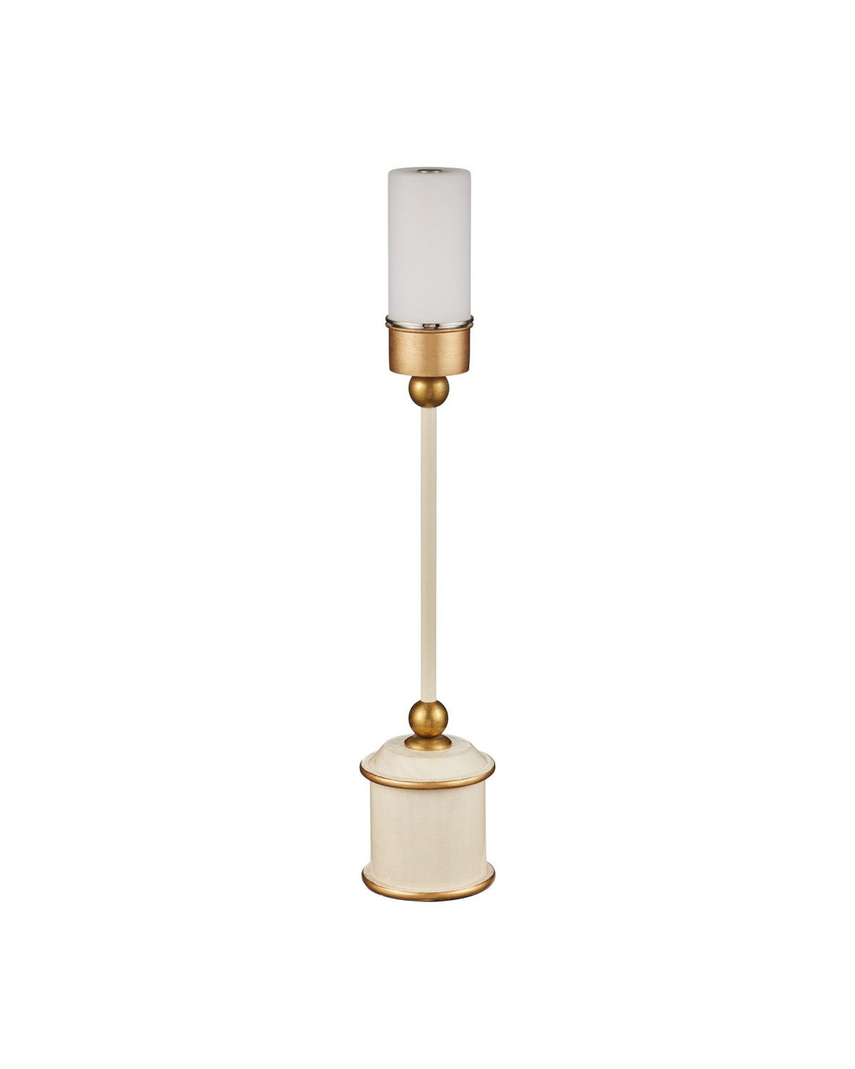 Currey and Company 6700-0035 Daphne sans fil Lampe de table En ivoire/or