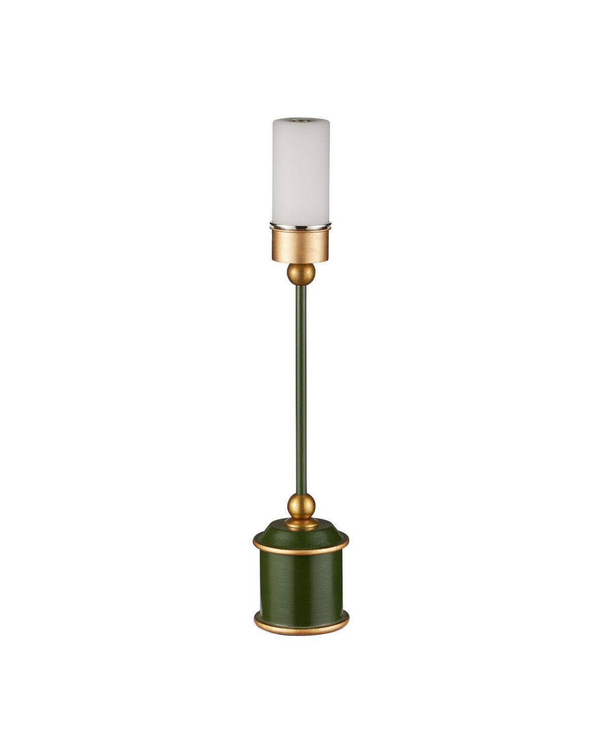 Currey and Company 6700-0037 Daphne sans fil Lampe de table en vert/or