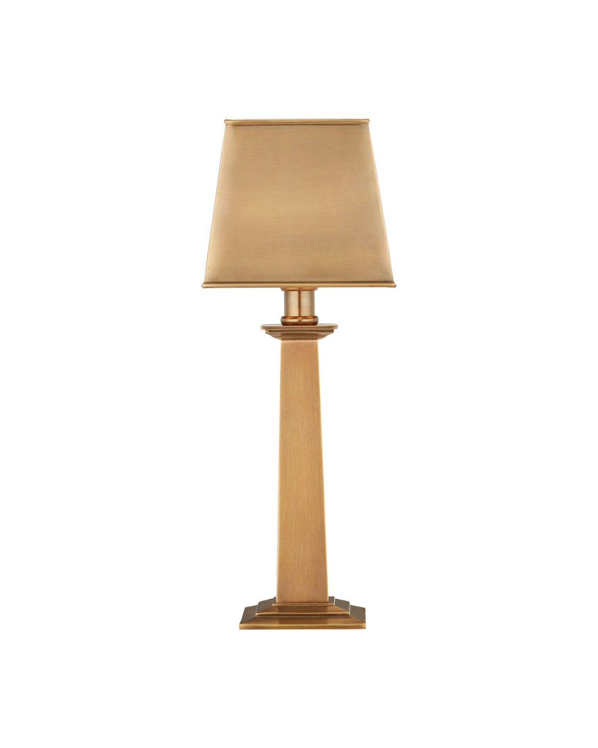Currey and Company 6700-0039 Wander sans fil Lampe de table en laiton antique