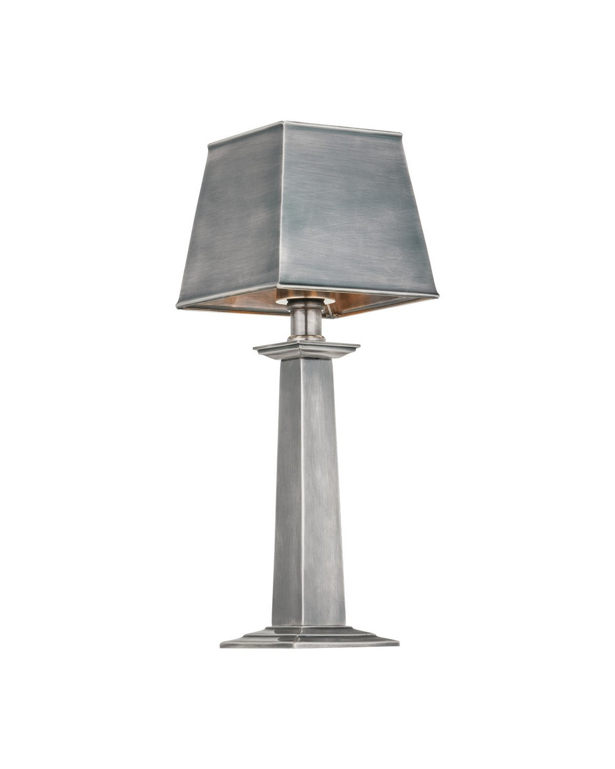 Currey and Company 6700-0040 Wander sans fil Lampe de table en argent antique
