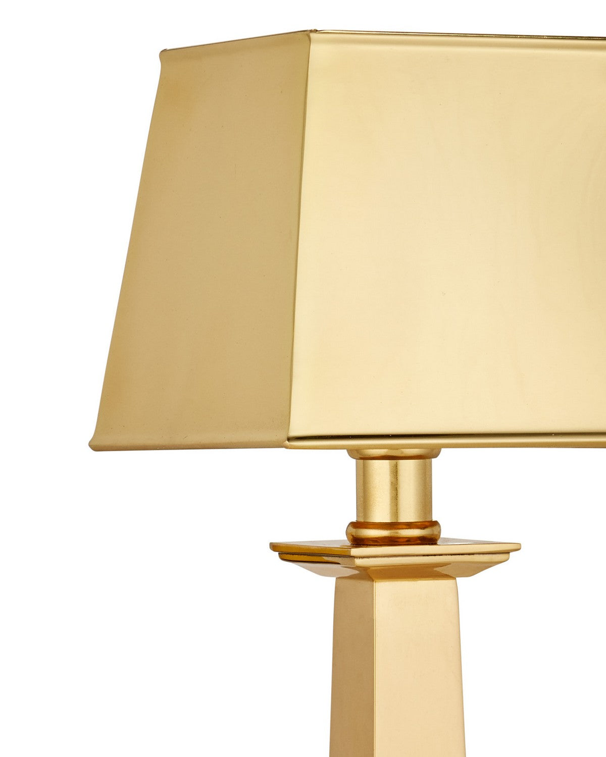 Currey and Company 6700-0041 Wander sans fil Lampe de table en laiton poli
