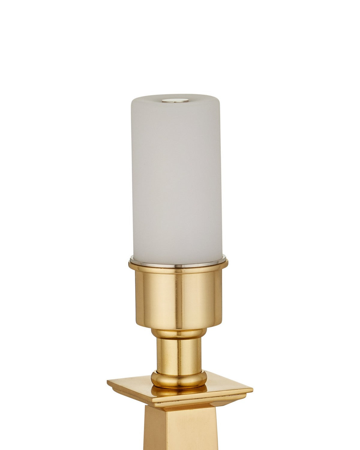 Currey and Company 6700-0041 Wander sans fil Lampe de table en laiton poli