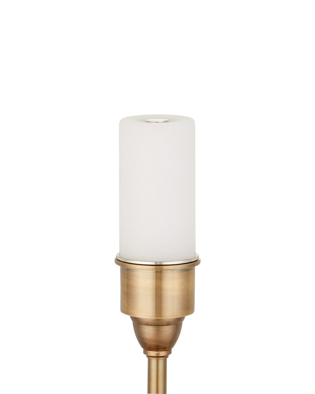 Currey and Company 6700-0042 Volley Cordless Table Lamp in Antique Brass