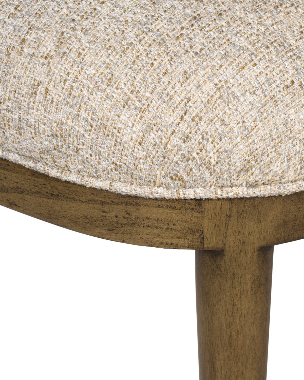 Chaise Vario Currey and Company 7000-1152 en laiton satiné Chanterelle