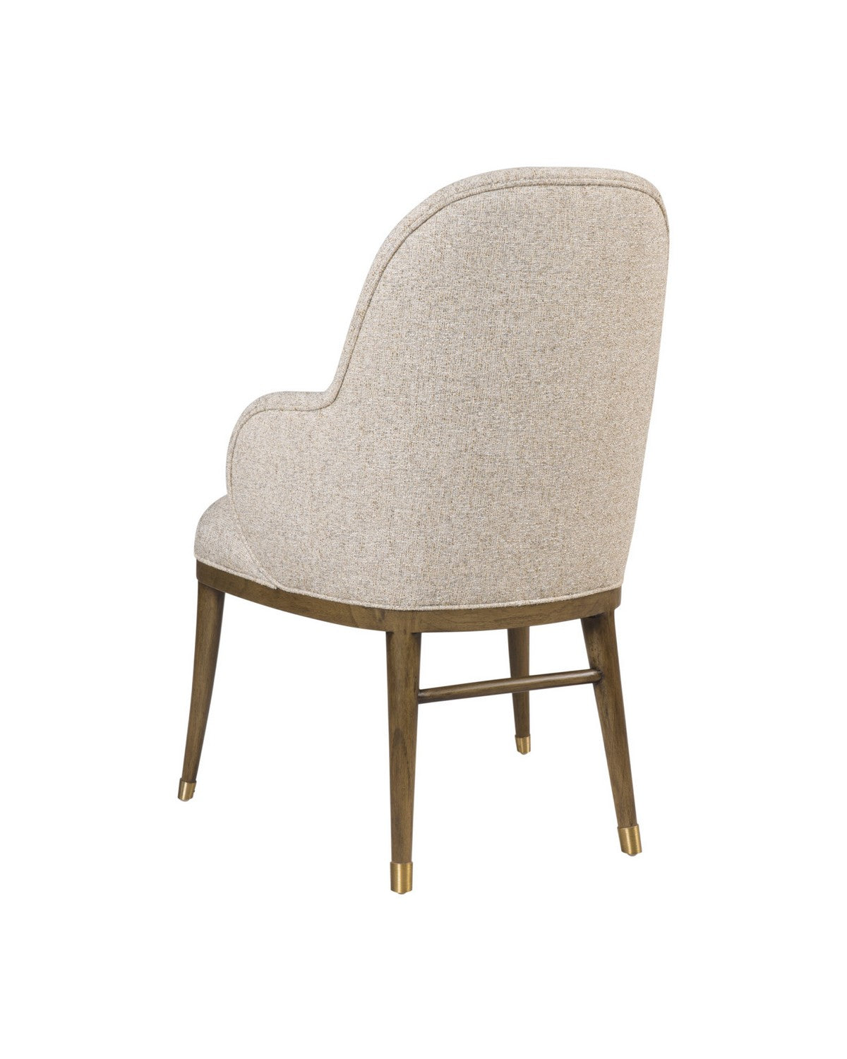 Chaise Vario Currey and Company 7000-1152 en laiton satiné Chanterelle