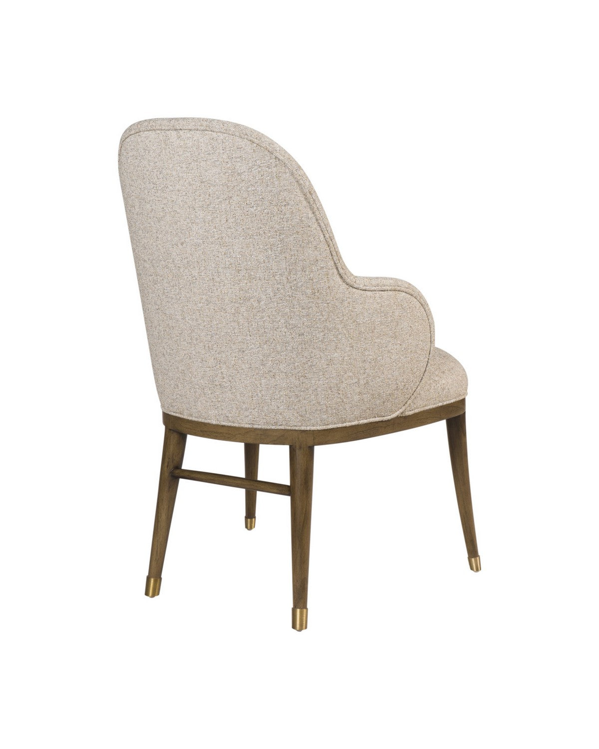 Chaise Vario Currey and Company 7000-1152 en laiton satiné Chanterelle
