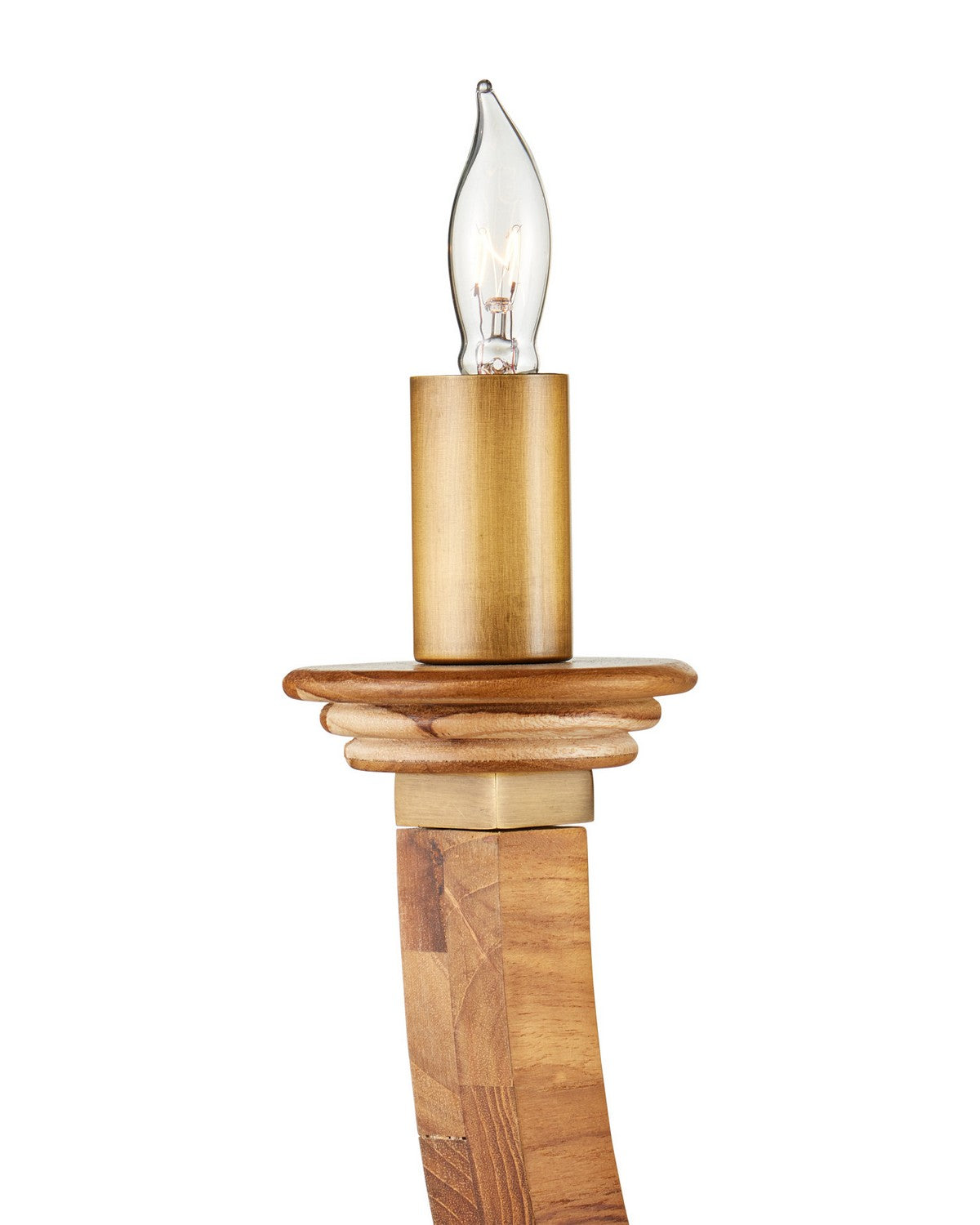 Currey et Compagnie 9000-1463 Woodcroft Suspendu en laiton naturel/antique