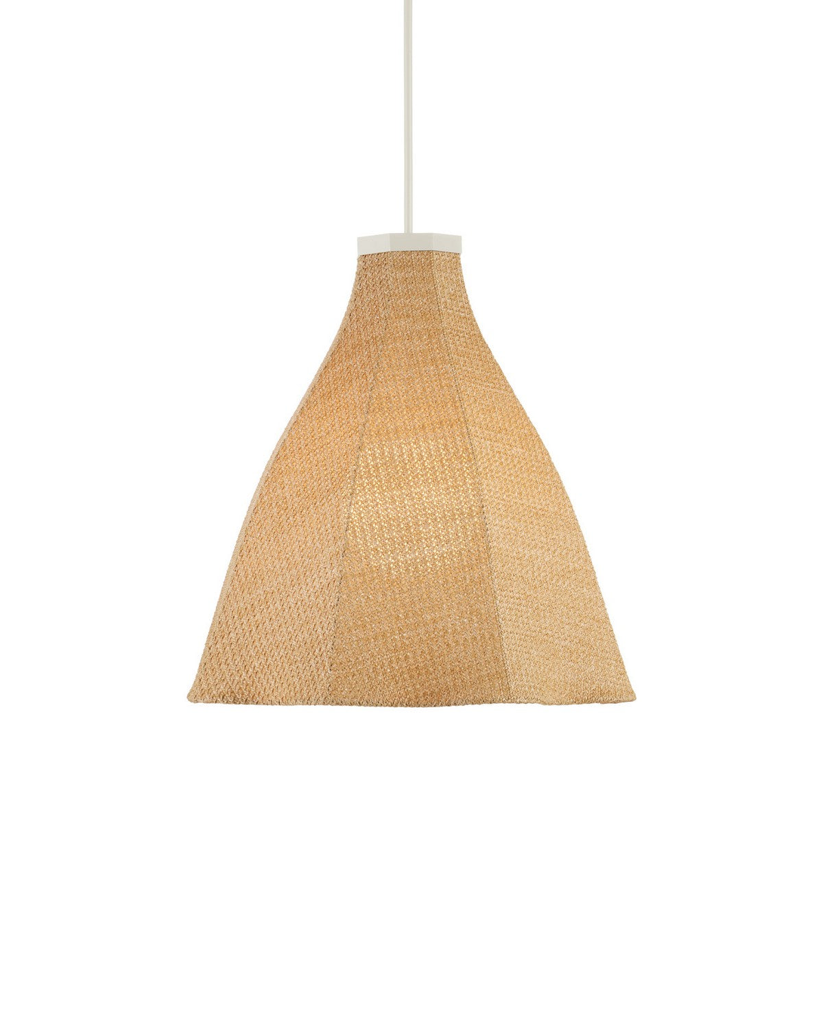 Currey and Company 9500-0031 Cabo Outdoor Suspension En naturel/crème/blanc