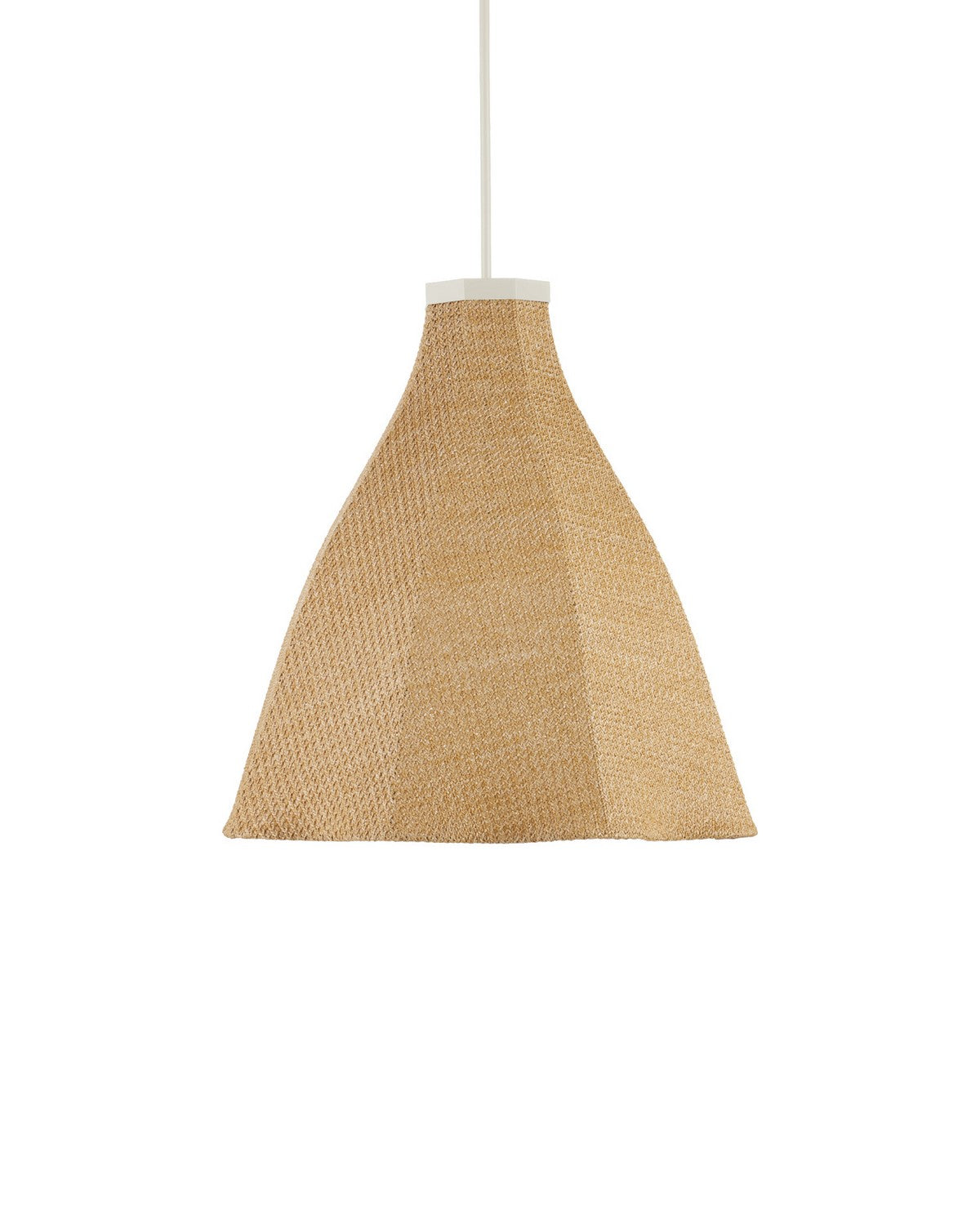 Currey and Company 9500-0031 Cabo Outdoor Suspension En naturel/crème/blanc