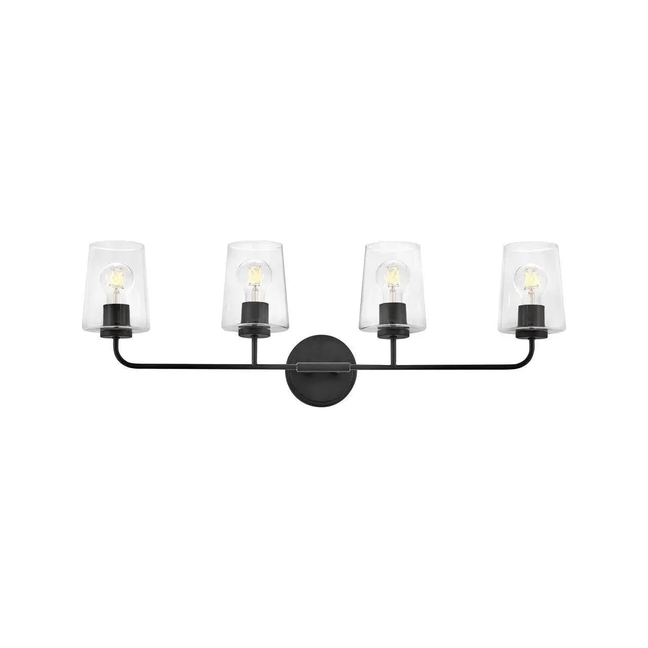 Lark - Kline LED Vanity - 853454BK-CL | Montreal Lighting & Hardware