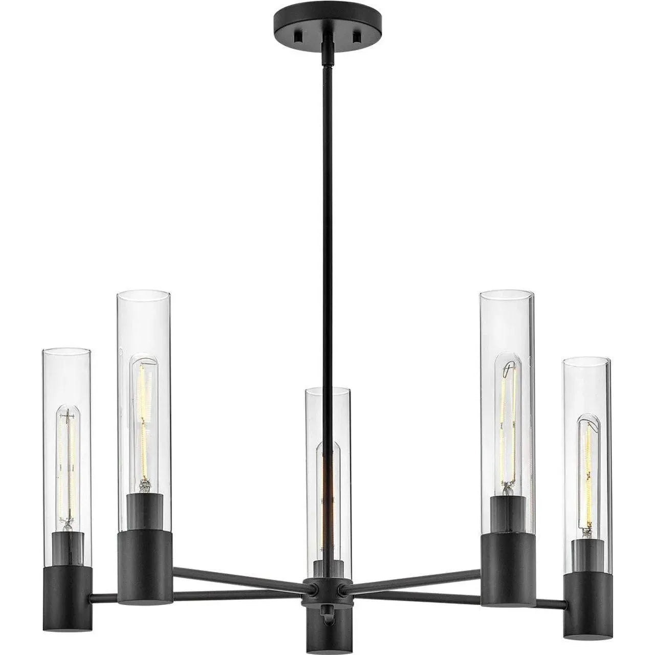 Lark - Shea LED Chandelier - 85405BK | Montreal Lighting & Hardware
