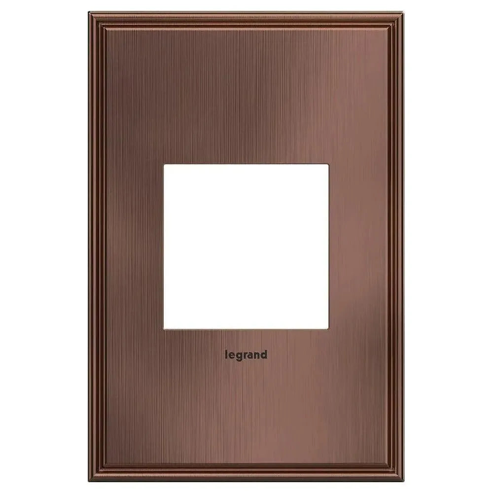 Legrand - adorne® Cast Metal One-Gang Screwless Wall Plate - AWC1G2MAC4 | Montreal Lighting & Hardware
