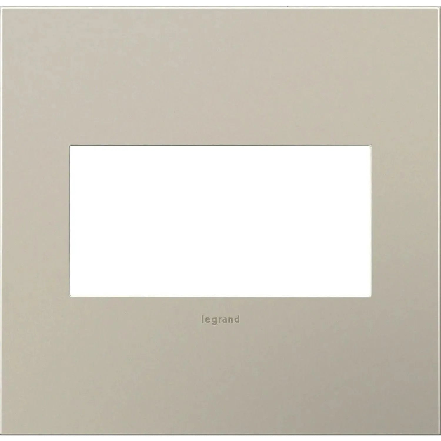 Legrand - adorne® Cast Metal Two-Gang Screwless Wall Plate - AWC2GSN4 | Montreal Lighting & Hardware