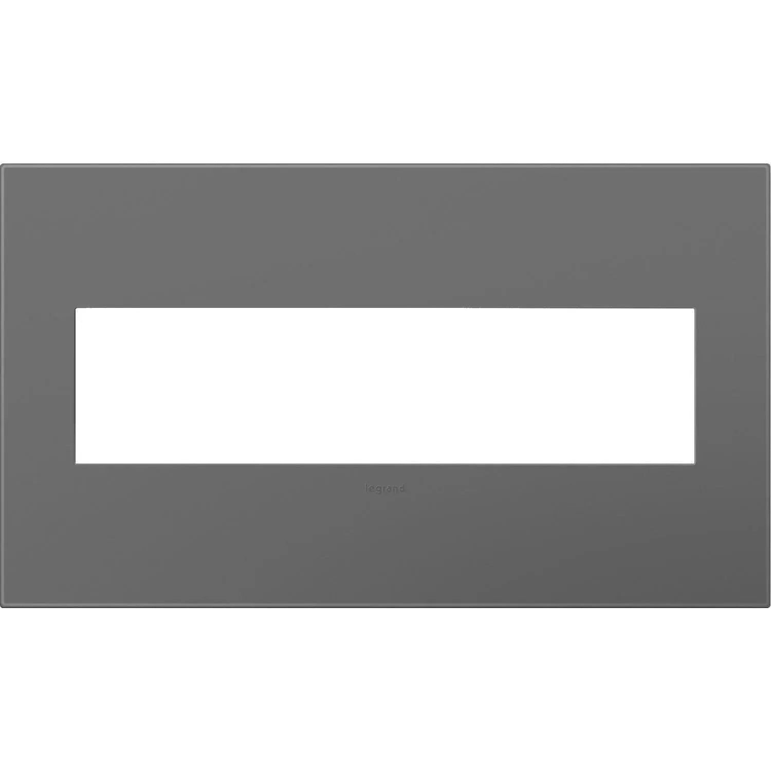 Legrand - adorne® Plastic Four-Gang Screwless Wall Plate - AWP4GMG4 | Montreal Lighting & Hardware