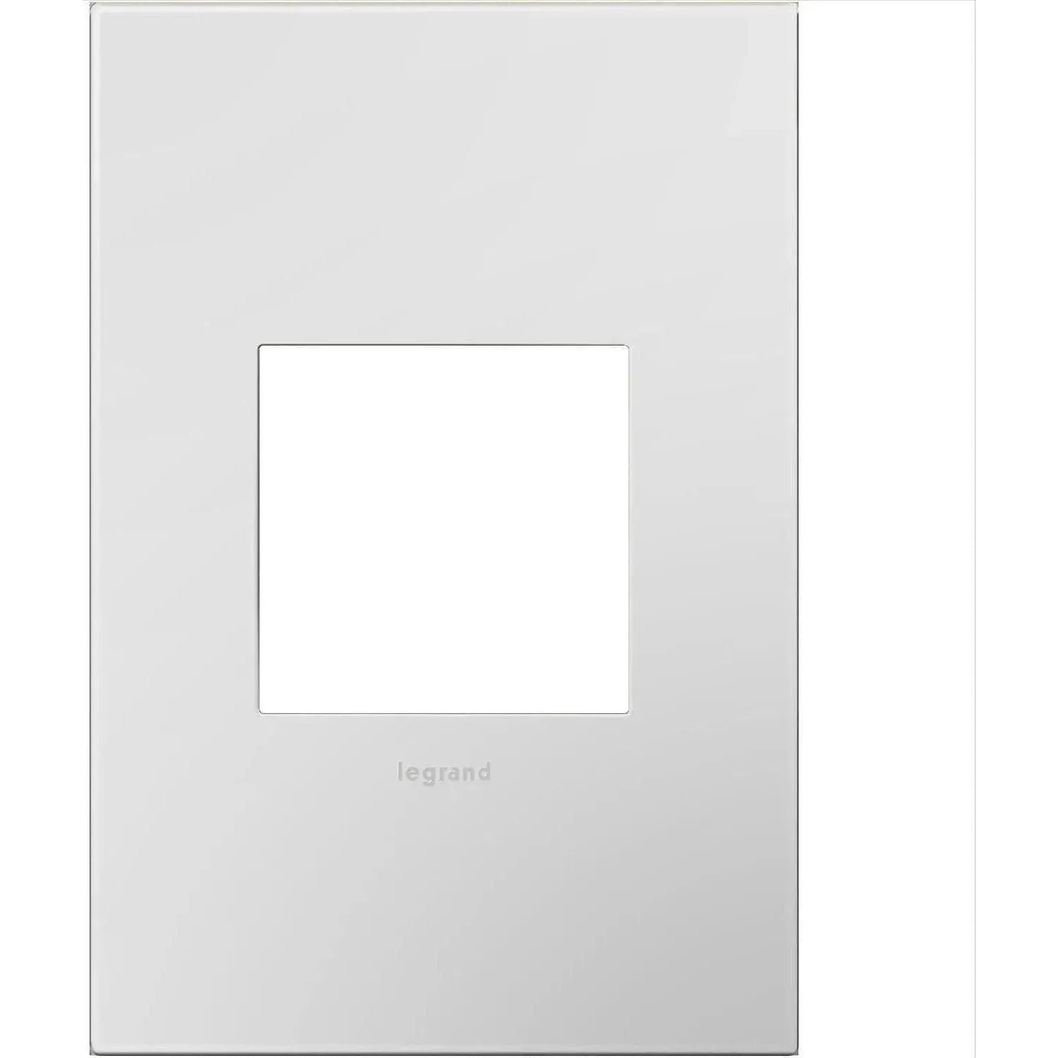 Legrand - adorne® Plastic One-Gang Screwless Wall Plate - AWP1G2PW4 | Montreal Lighting & Hardware