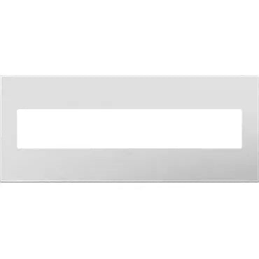 Legrand - adorne® Plastic Six-Gang Screwless Wall Plate - AWP6GPW1 | Montreal Lighting & Hardware