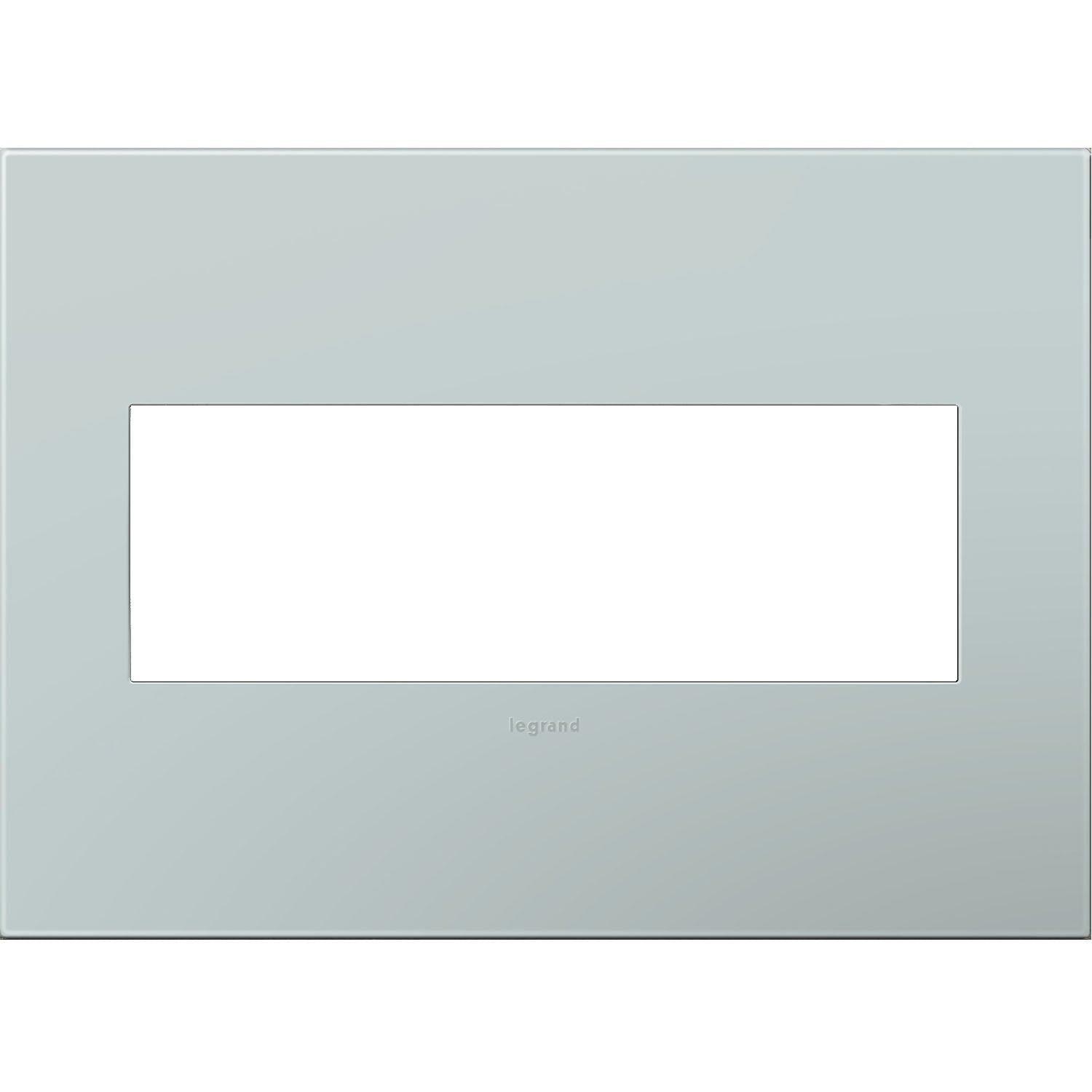 Legrand - adorne® Plastic Three-Gang Screwless Wall Plate - AWP3GBL4 | Montreal Lighting & Hardware