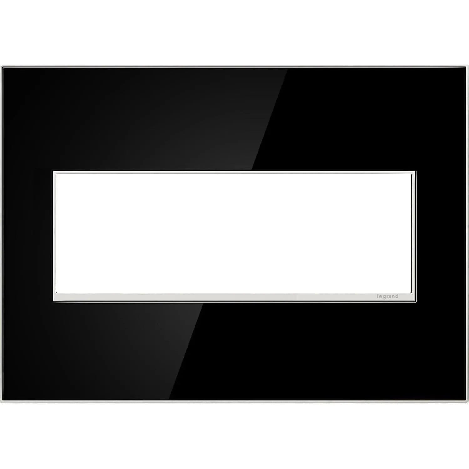 Legrand - adorne® Real Materials Three-Gang Screwless Wall Plate - AWM3GMB4 | Montreal Lighting & Hardware